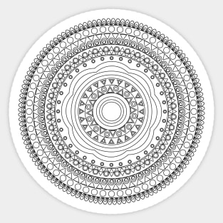 Mandala no 4 Sticker